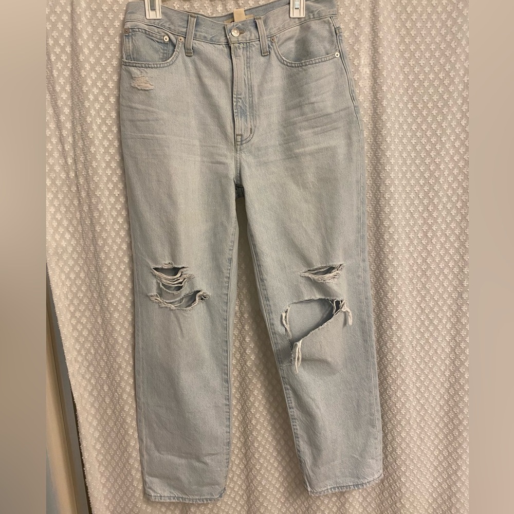 Madewell The Perfect Vintage Straight Jean. Like new.  Size 29.